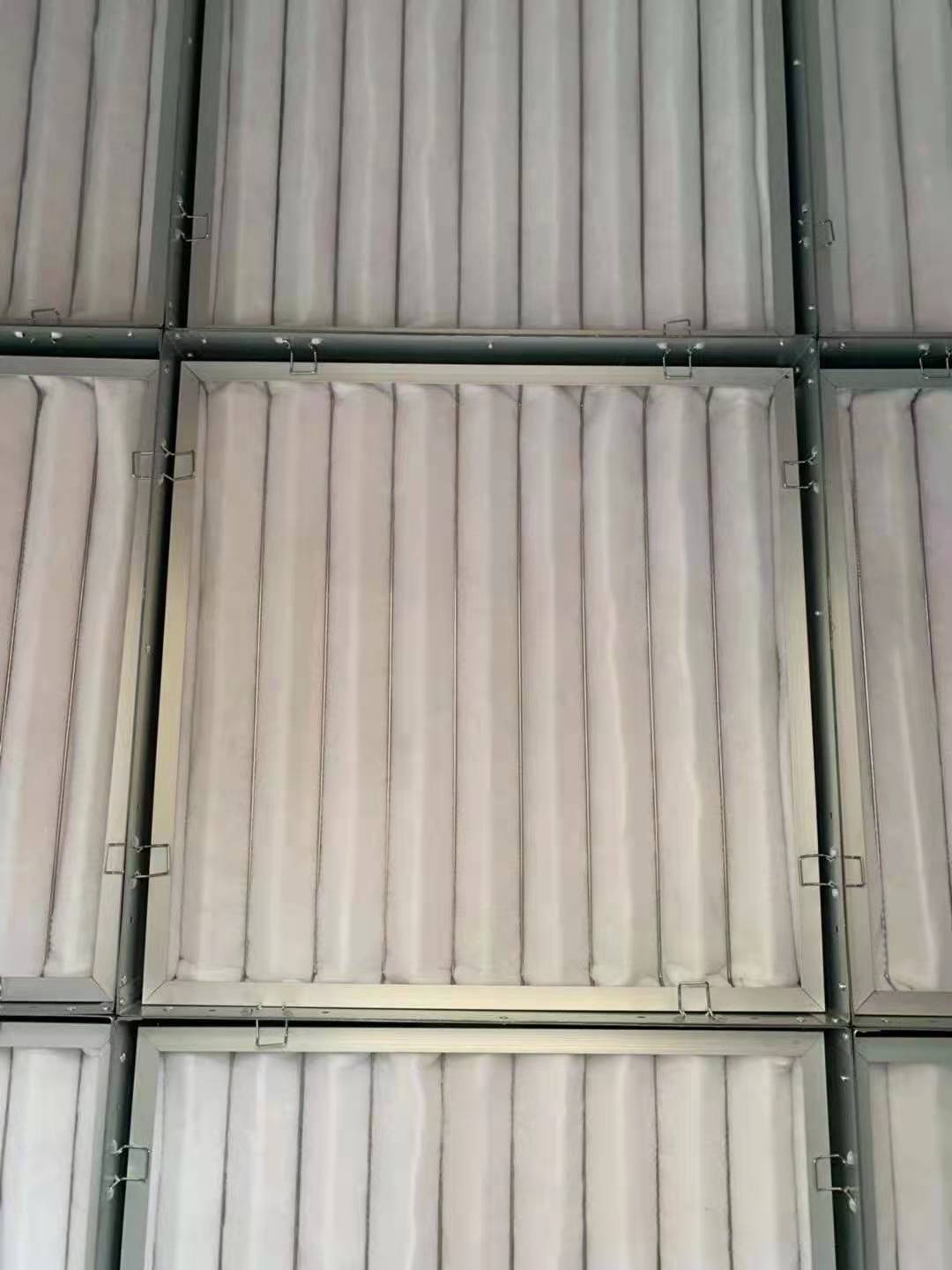 G4初效板式空气过滤器 可清洗铝框空调箱过滤网 平铺网