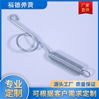 笼门挂钩弹簧 笼具配件锁扣 弹力强韧 拉环设计 固定牢靠 福德定制