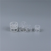 PVDF聚四氟乙烯鲍尔环  冷却塔 吸收塔散堆填料 50mm