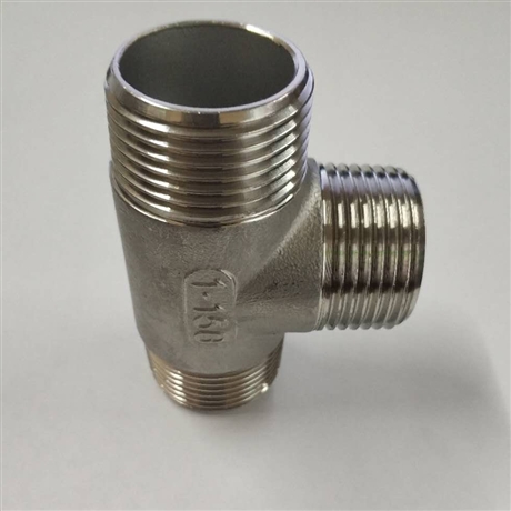 不锈钢外牙三通 不锈钢外丝三通 304材质 外螺纹三通接头-搜了网