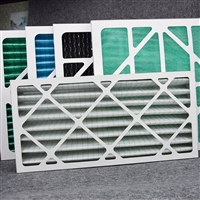 初效过滤器 金属网粗效绿白棉G4纸框 新风系统板式滤网工业空调