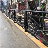 湖北市政护栏人行道护栏 防撞栏杆 京式护栏 梯子型护栏
