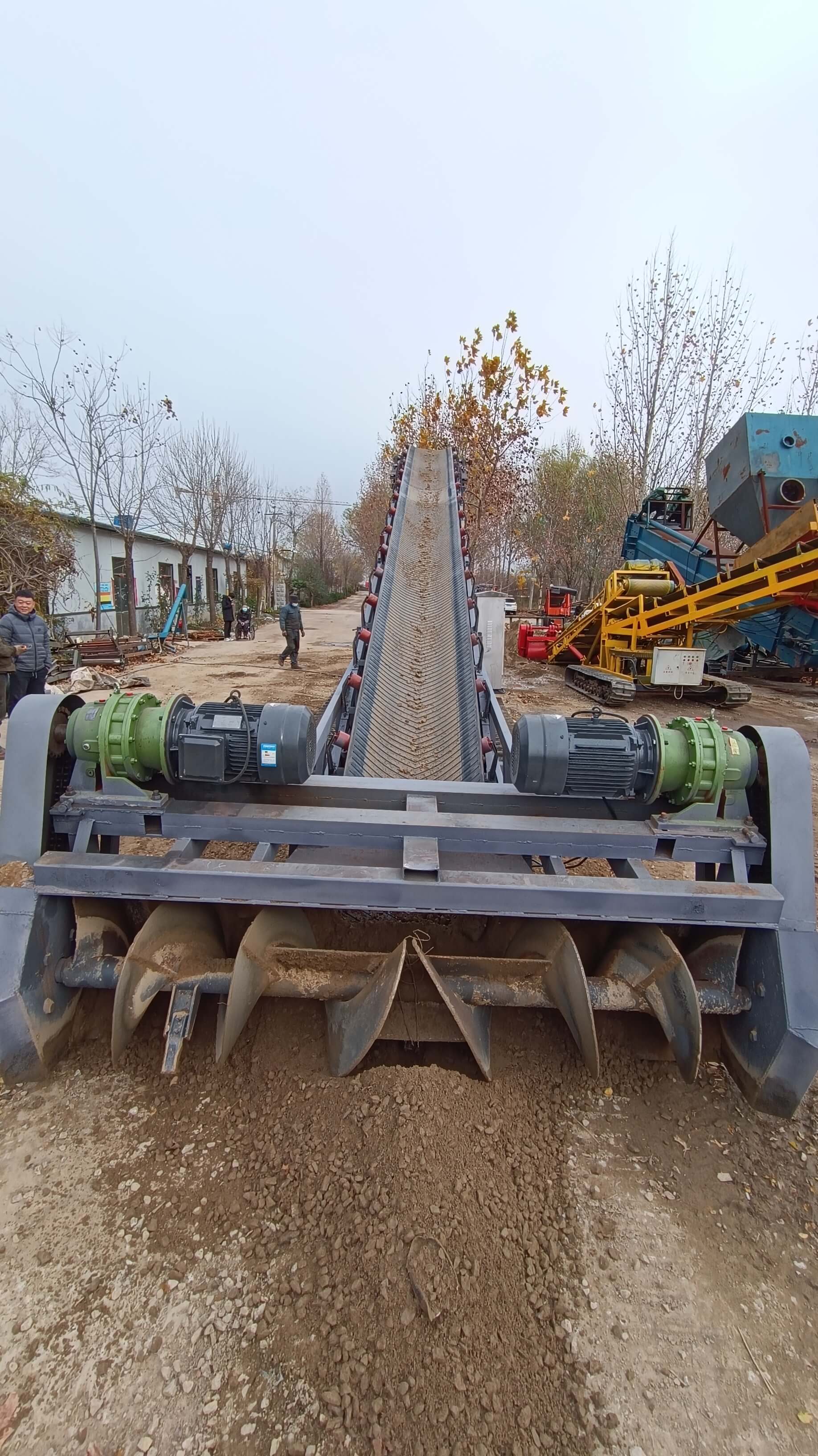 斗轮式取料机 皮带式扒渣机 六九450方煤粉煤块装车机