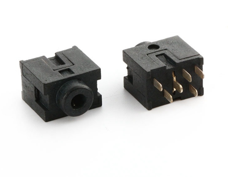 3.5耳机插座 pj-325铜头 pj耳机插座 五脚插座 耳机插座 铜头音频插座