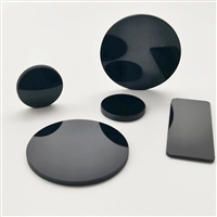 紫外透射可见吸收黑色玻璃ZWB2/UG1/U-360有色光学玻璃滤光片