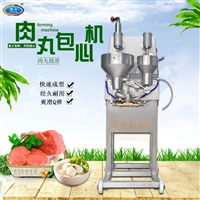 包心肉丸机，自动包馅肉丸机，肉制品加工机械设备