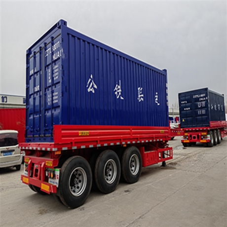 公铁联运铁路集装箱自卸车-搜了网