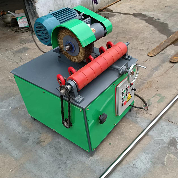 铝合金管抛光机 圆钢棒除锈打磨机 不锈钢拉丝研磨圆钢抛光机