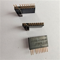 搭扣式插头_J103-10TJNSY_矩形连接器_直插印制板接插件