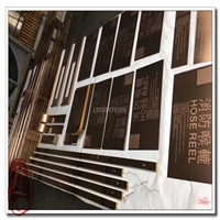 拉丝金属彩色不锈钢金属标牌定做 激光板材烤漆标牌激光打标加工