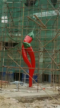 户外辣椒雕塑小品厂家 城市蔬菜雕塑 体育辣椒雕塑
