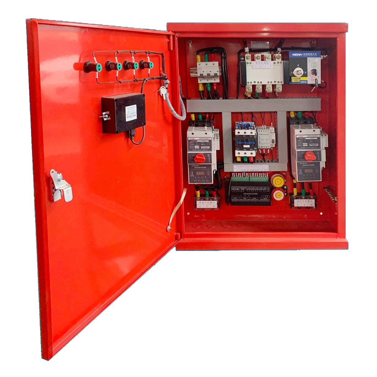 cccf认证ab签消防防排烟风机控制柜2.2kw