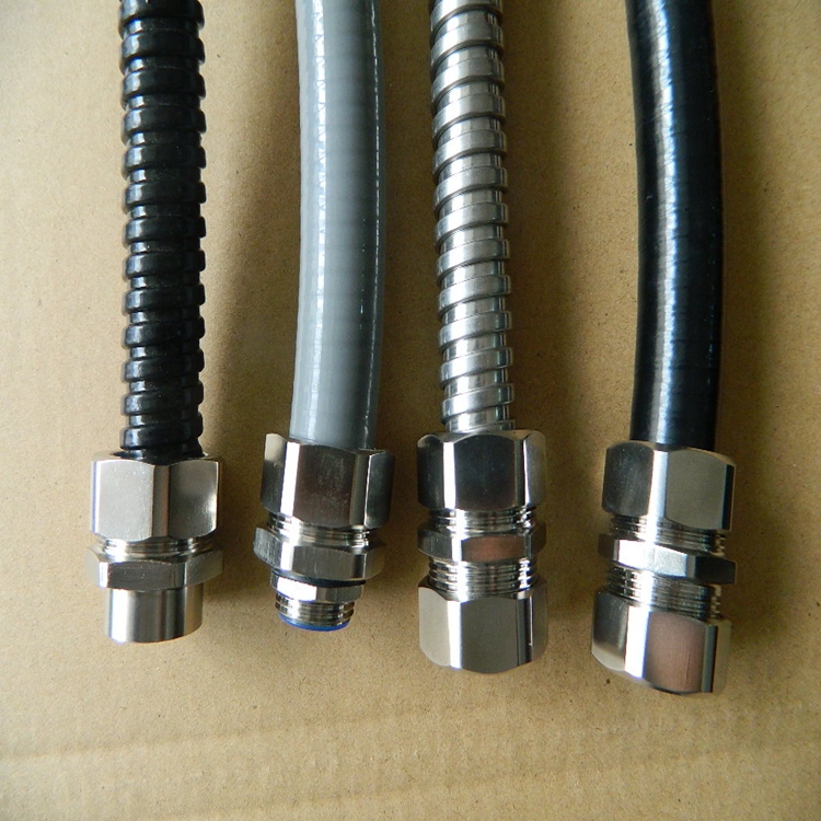 定制不锈钢自固接头 DN25钢管软管连接头 卡簧式不锈钢软管接头