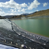 山东虾塘专用防渗膜 工业厂房地面防渗漏土工膜 养殖小龙虾防渗布