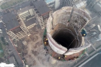 张掖水泥烟囱破碎拆除