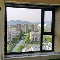南京市江宁区  落地窗封阳台百叶窗纱一体系统窗
