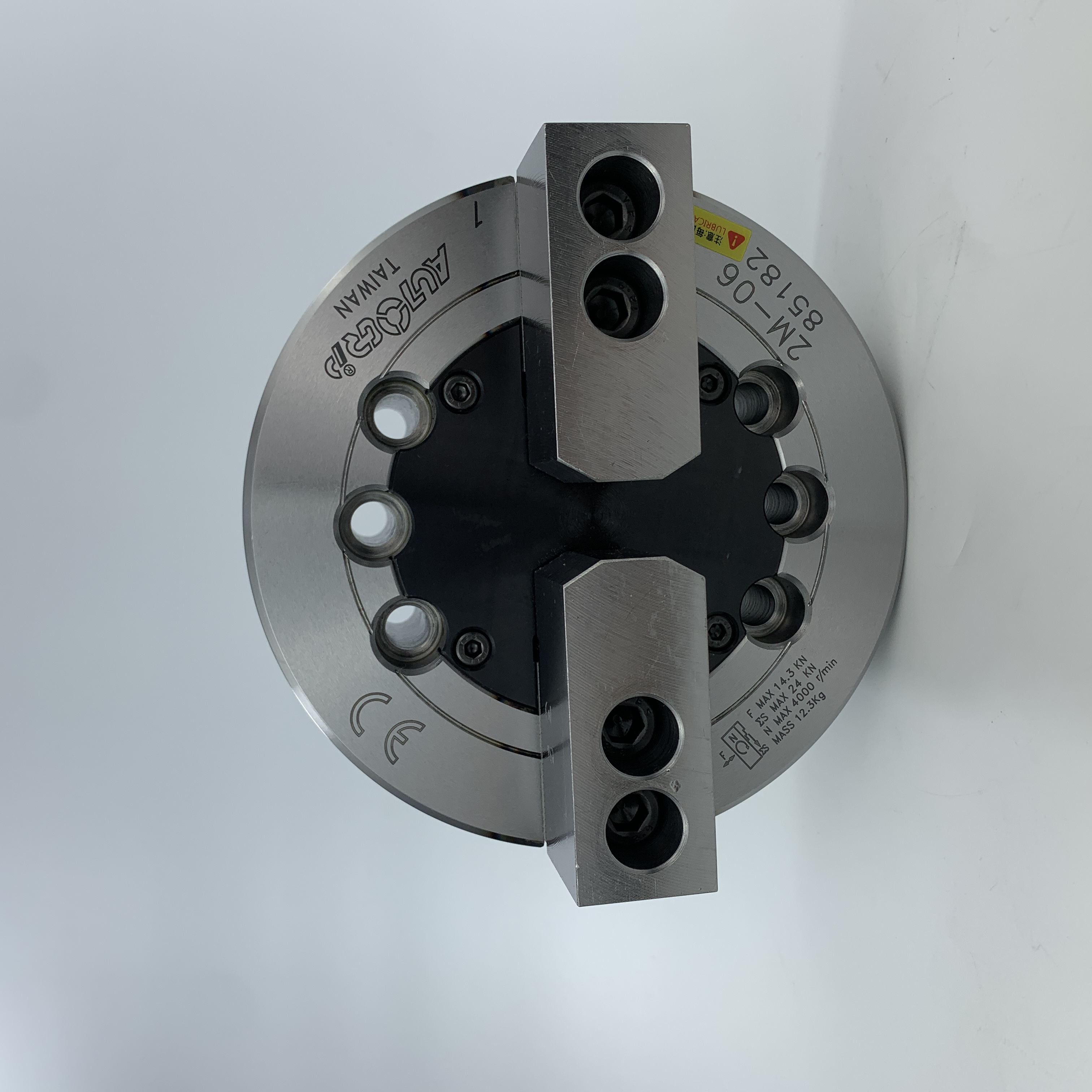 佳贺8寸卡盘2m-08/06台湾佳贺二爪中实长行程卡盘