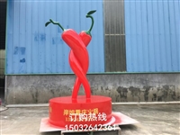 辣椒雕塑景观指用 几何类型 辣椒雕塑装饰制造