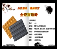 盲道砖标准规格 25厚港口沿岸地面 全瓷盲道砖应用领域
