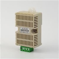 机柜专用卡轨式RS485温湿度变送器 导轨式温湿度传感器4-20MA