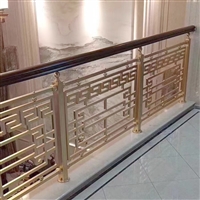 上海铝雕刻楼梯护栏多种系列供应