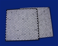 发电厂抗冲击三合一陶瓷衬板 滚筒包胶复合板 机械设备陶瓷衬板