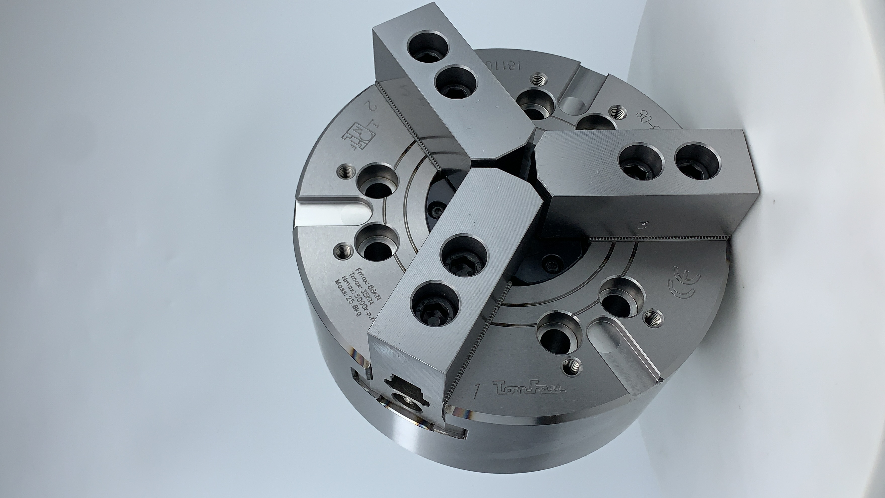 台湾卡盘tonfou-tf3b-08-10通福8寸10寸三爪中空液压卡盘