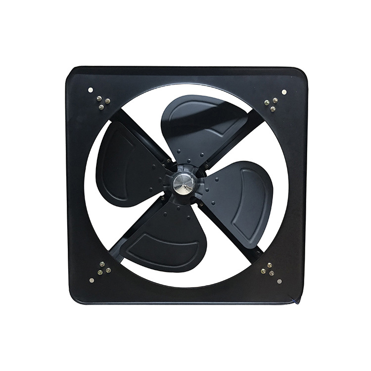 九洲换气扇厂家 方形工业排气扇 百叶窗防雨九州普惠通风机