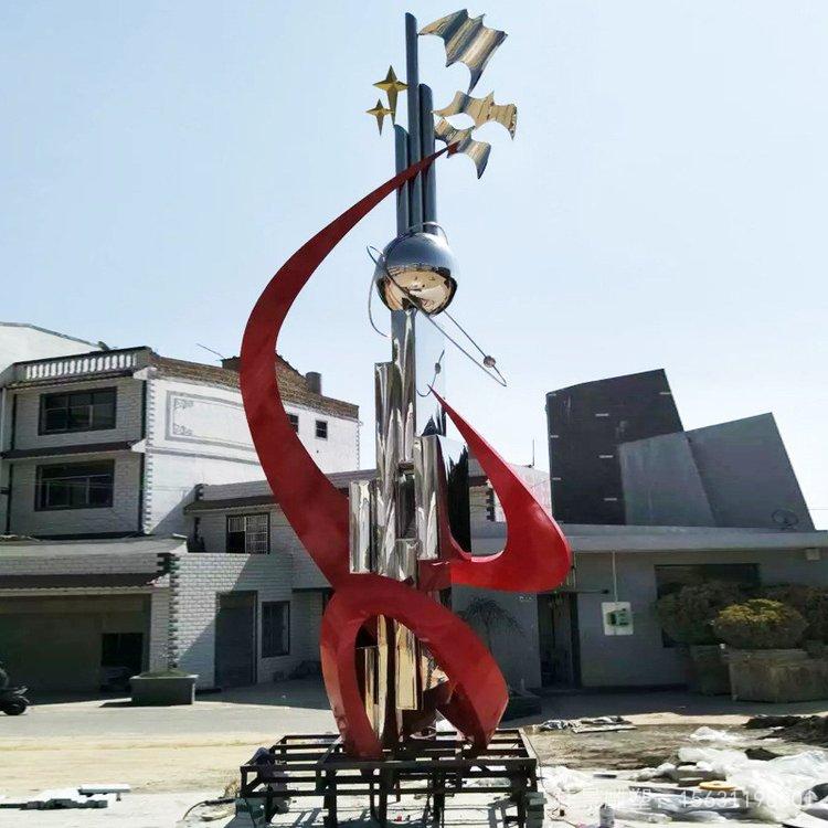校园励志不锈钢雕塑 腾飞雕塑图文详情-搜了网
