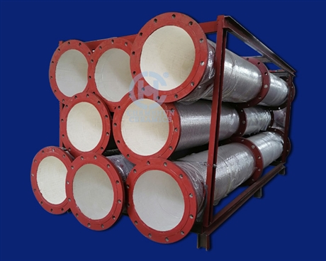 氧化铝陶瓷复合管锂电池耐磨管道