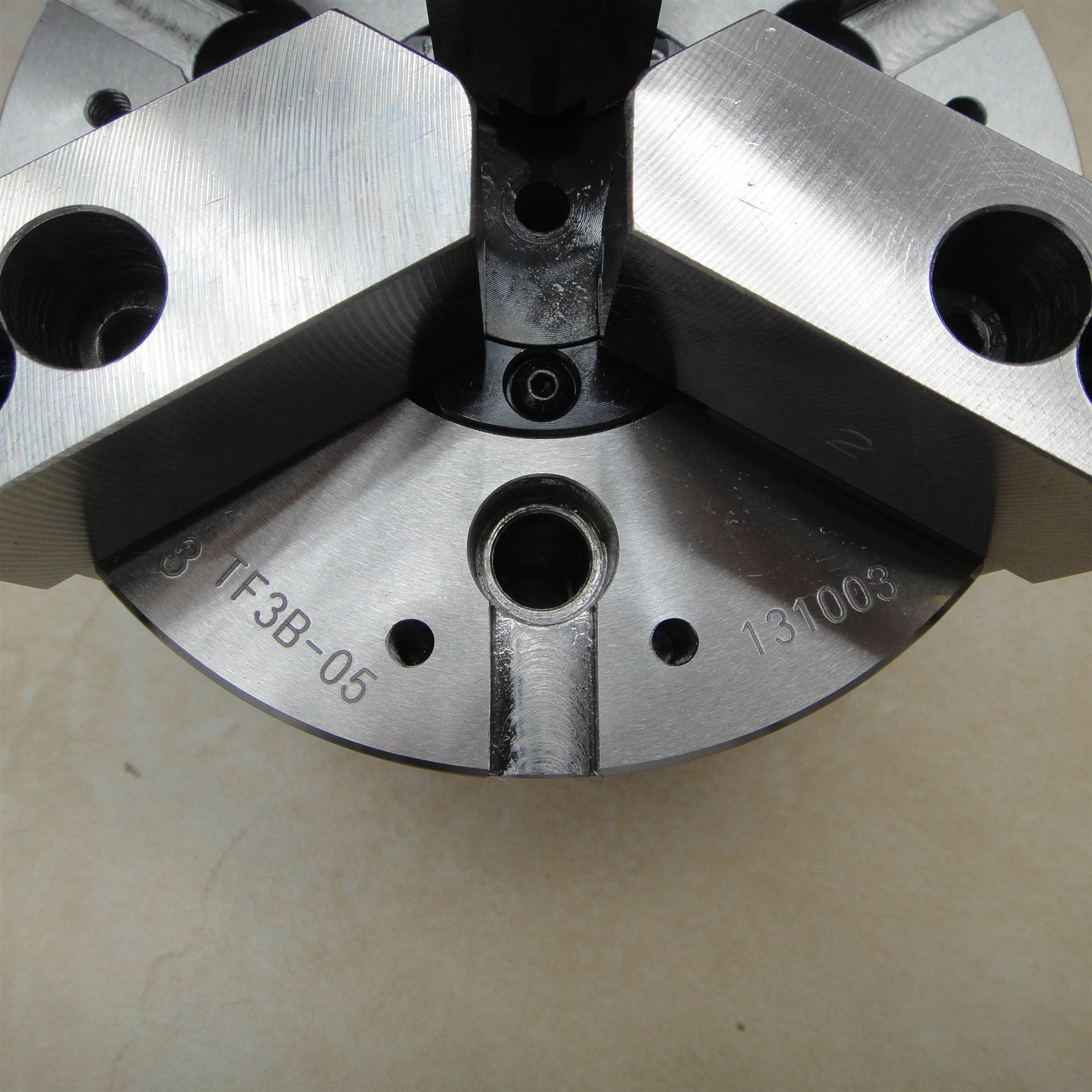 台湾5寸卡盘tf3b05/04tonfou通福液压5寸4寸三爪中空卡盘