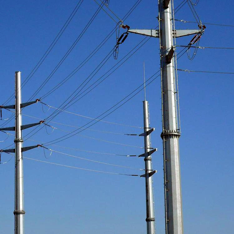 【电力镀锌钢制电线杆 18米钢杆 可定制66kv钢杆塔】价格,厂家,