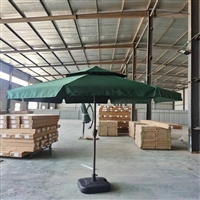 折叠中柱遮阳伞 户外单边雨伞 防晒双层遮阳伞 手摇伞 中柱伞  智盾