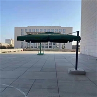 物业岗亭伞 室外自动双层单边伞 防风防雨遮阳伞  智盾