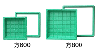 批发高分子草坪方形井盖