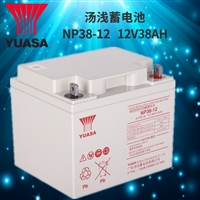 汤浅蓄电池12V38AH NP38-12 适用机房UPS电源 直流屏 YUASA太阳能电池