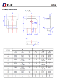 场效应管90P02   MOS管90P02  P管90P02  电子元器件 封装TO252
