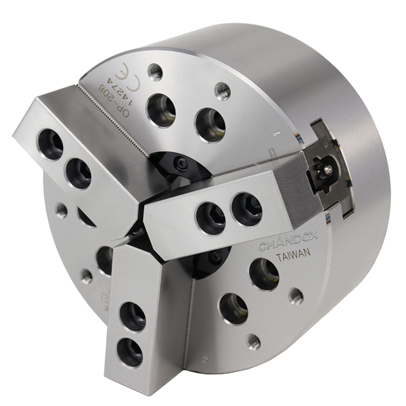 op208卡盘chandox台湾千岛三爪液压卡盘op-208