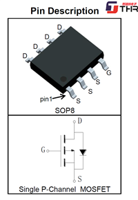 MOS管AO4407  场效应管AO4407 P管增强型AO4407  SOP-8封装 AO4407 长期供应