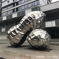 不锈钢花生 广场景观雕塑