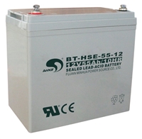 赛特蓄电池BT-HSE-55-12 55AH电瓶 机房UPS免维护直流屏 发电专用
