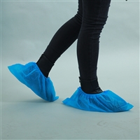 上海无纺布隔离低腰鞋套 透气耐磨通用脚套厂家 穿脱方便