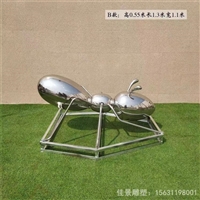 广场不锈钢抽象蚂蚁雕塑定制 