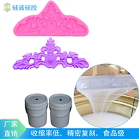 易流动易排泡液体翻模硅胶  糖果红糖食品级硅胶