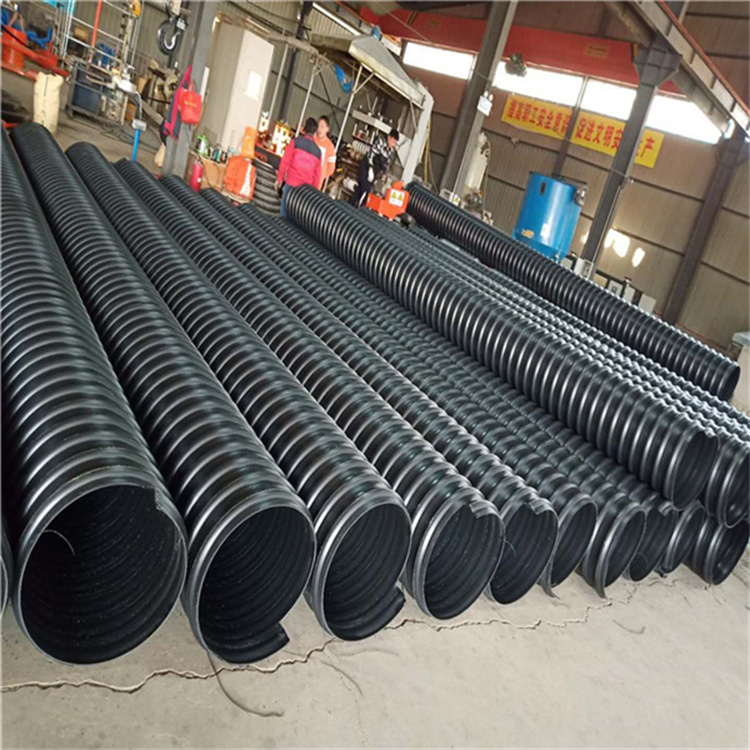 平顶山市8kn公路地埋排污排水用  增强型钢带螺旋缠绕波纹管生产厂家