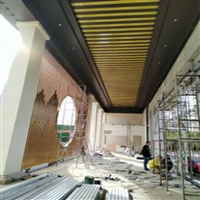 南京古建铝花窗 中式铝隔断屏风 空调外机铝合金百叶罩生产厂
