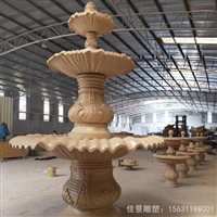 喷泉石雕公园景观雕塑