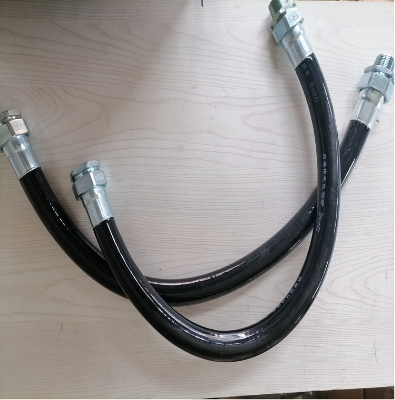 碳钢镀锌活接头金属防爆浪管dn20  电气设备穿线耐油防水软管