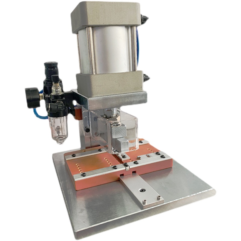 IDC气动式排线压排机小型半自动灰排线压线机冲压机