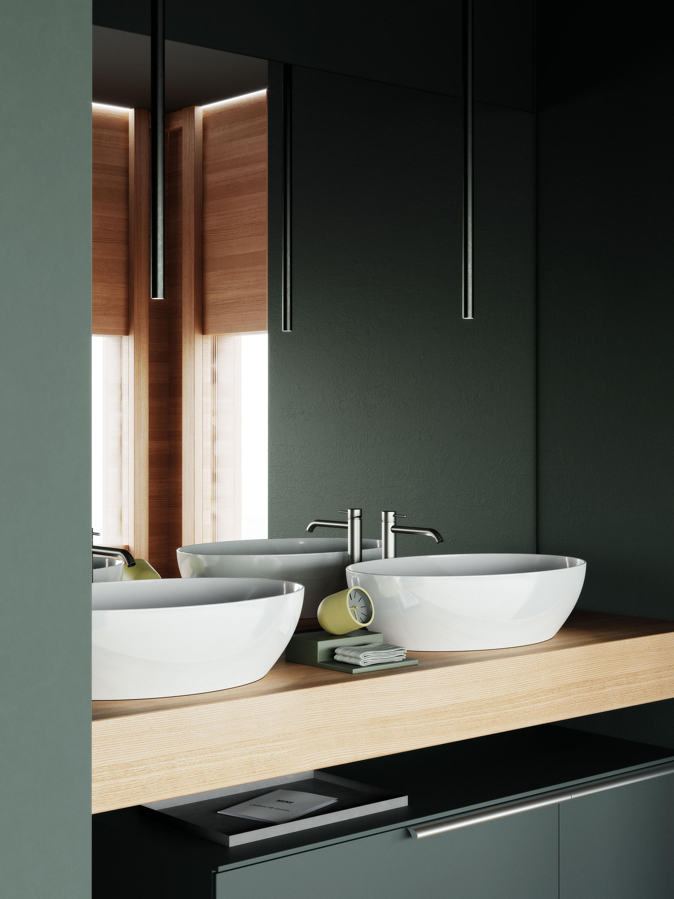 gsi台盆卫浴classic半嵌入陶瓷方形洁具台上盆